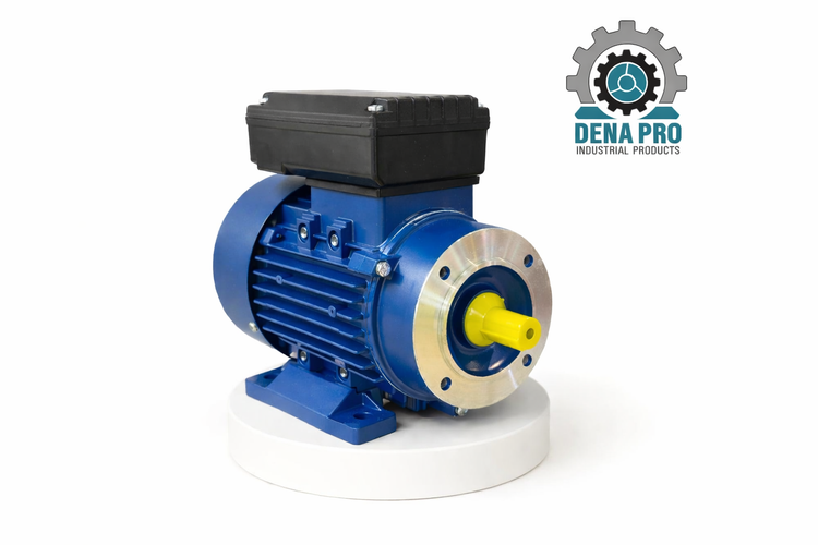 الکتروموتور تکفاز نیم فلنج گوآنگلو بدنه آلومینیوم مناسب از یک چهارم اسب تا سه اسب بخار