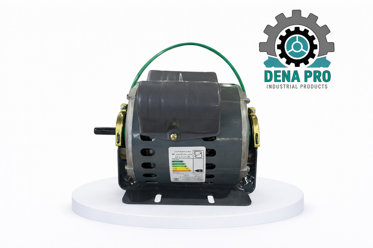 موتور کولر 3/4 اسب 2 خازن موتوژن جلو بلبرینگی با قطع کن