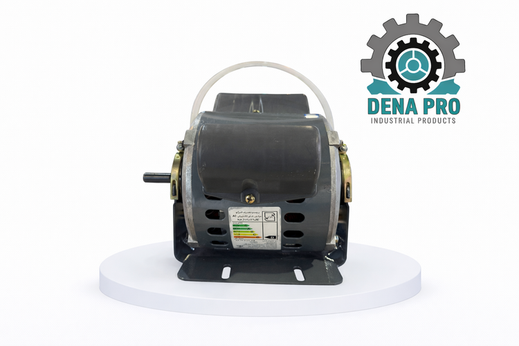 موتور کولر 1/2 اسب 2 خازن موتوژن جلو بلبرینگی با قطع کن 5000 آبی